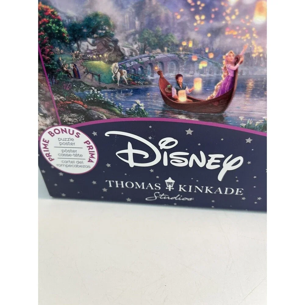 Disney Thomas Kinkade Piece Puzzles Tangled Fantasia Pooh Lady Tramp 2000pc NEW